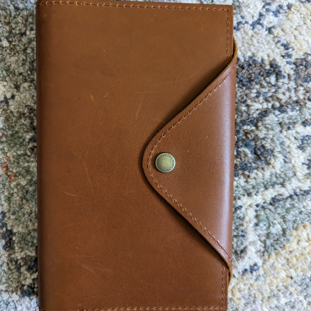 Portland Leather Goods large snap journal (honey)